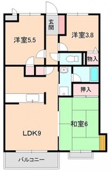 サン豊中の物件間取画像